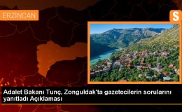 Adalet Bakanı Tunç, Zonguldak’ta gazetecilerin sorularını yanıtladı Açıklaması