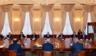 TBMM Başkanı Numan Kurtulmuş, Azerbaycan Başbakanı Ali Asadov ile görüştü