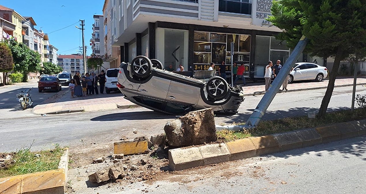 Samsun’da cipin çarptığı 2 yaya yaralandı